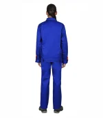 Костюм Фаворит женский с брюками, васильковый/св.серый — изображение 2