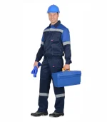 Костюм Легионер с п/к, синий/васильковый