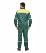 Костюм Механик с брюками, зеленый/желтый — изображение 2