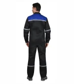 Костюм Механик с брюками, черный/васильковый — изображение 2
