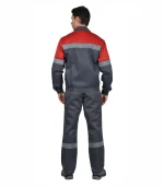 Костюм Легионер с п/к, серый/красный — изображение 2