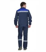 Костюм Мастер с брюками, т.синий/васильковый — изображение 2