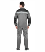 Костюм Стандарт с брюками, серый/черный — изображение 2