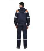 Костюм Титан с п/к, т.синий/оранжевый — изображение 2