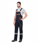 Костюм Титан с п/к, т.синий/оранжевый — изображение 3