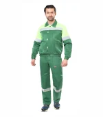 Костюм Легионер с брюками, зеленый/лимонный