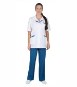 Костюм Лиза женский, белый с синим