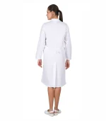 Халат Лиза женский, белый с синим — изображение 2