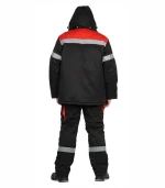 Костюм Титан с п/к, черный/красный — изображение 2