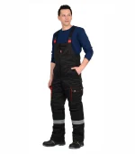 Костюм Титан с п/к, черный/красный — изображение 4