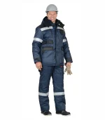 Костюм Беркут с п/к, синий/черный