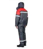 Костюм Орбита с п/к, серый/красный — изображение 2