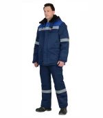 Костюм Север-1 с п/к, синий/васильковый — изображение 3