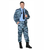 Костюм Фрегат с брюками, КМФ Серый вихрь