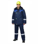 Костюм Бостон с п/к, синий/васильковый