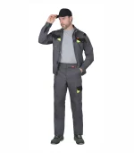 Костюм Ховард с брюками, серый/черный