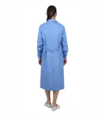 Халат женский с рельефами, голубой — изображение 2