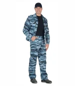 Костюм Блокпост с брюками, КМФ Серый вихрь