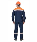 Костюм Мастер с п/к, т.синий/оранжевый — изображение 2