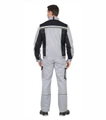 Костюм Практик с п/к, св.серый/черный — изображение 2
