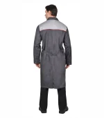 Халат Фаворит, серый/св.серый — изображение 2