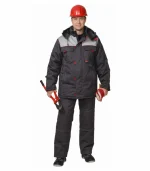 Костюм Фаворит с брюками, серый/св.серый