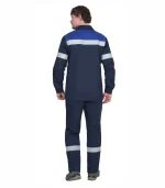 Костюм Сургут-Росс с п/к, синий/васильковый, антистат, МВО — изображение 2