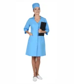 Халат Лима женский, голубой