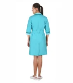 Халат Флора женский, бирюзовый — изображение 2