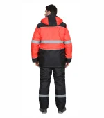 Костюм Норд ДВ с п/к, черный/красный — изображение 2