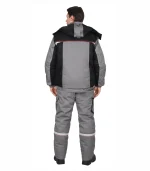 Костюм Стан с п/к, серый/черный — изображение 2