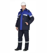 Костюм Сургут-С с п/к, синий/васильковый, антистат, МВО — изображение 3
