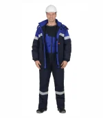 Костюм Сургут-С с п/к, синий/васильковый, антистат, МВО