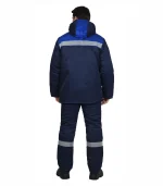 Костюм Рост-Норд с брюками, синий/васильковый (тк. смесовая) — изображение 2