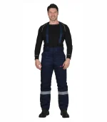 Костюм Рост-Норд с брюками, синий/васильковый (тк. смесовая) — изображение 4