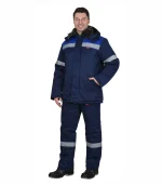 Костюм Рост-Арктика с брюками, синий/васильковый