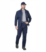 Костюм Алекс с брюками, синий