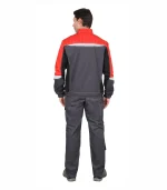 Костюм Фаворит-Мега с п/к, серый/красный — изображение 2