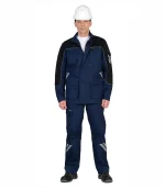 Костюм Фотон с брюками, т.синий/черный