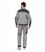 Костюм Пекин с п/к, серый/черный — изображение 2