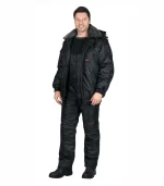 Костюм Полюс с п/к, черный