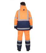 Костюм Магистраль с п/к, оранжевый/т.синий (тк. смесовая) — изображение 2