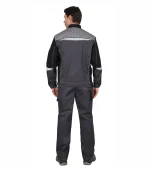 Костюм Фаворит-Мега с брюками, серый/черный — изображение 2
