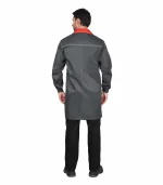 Халат Флорида, серый/красный — изображение 2