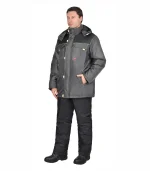 Костюм Фаворит с п/к, серый/черный — изображение 3