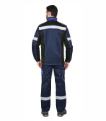 Костюм Полином с брюками, т.синий/черный/васильковый — изображение 2