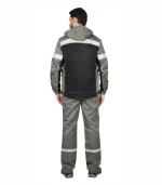 Костюм Радомир с брюками, оливковый/черный — изображение 2