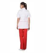 Костюм Лаура женский, белый с красным — изображение 2