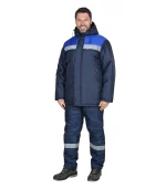 Костюм Рост-Норд с п/к, синий/васильковый