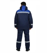 Костюм Рост-Норд с п/к, синий/васильковый (тк. смесовая) — изображение 3